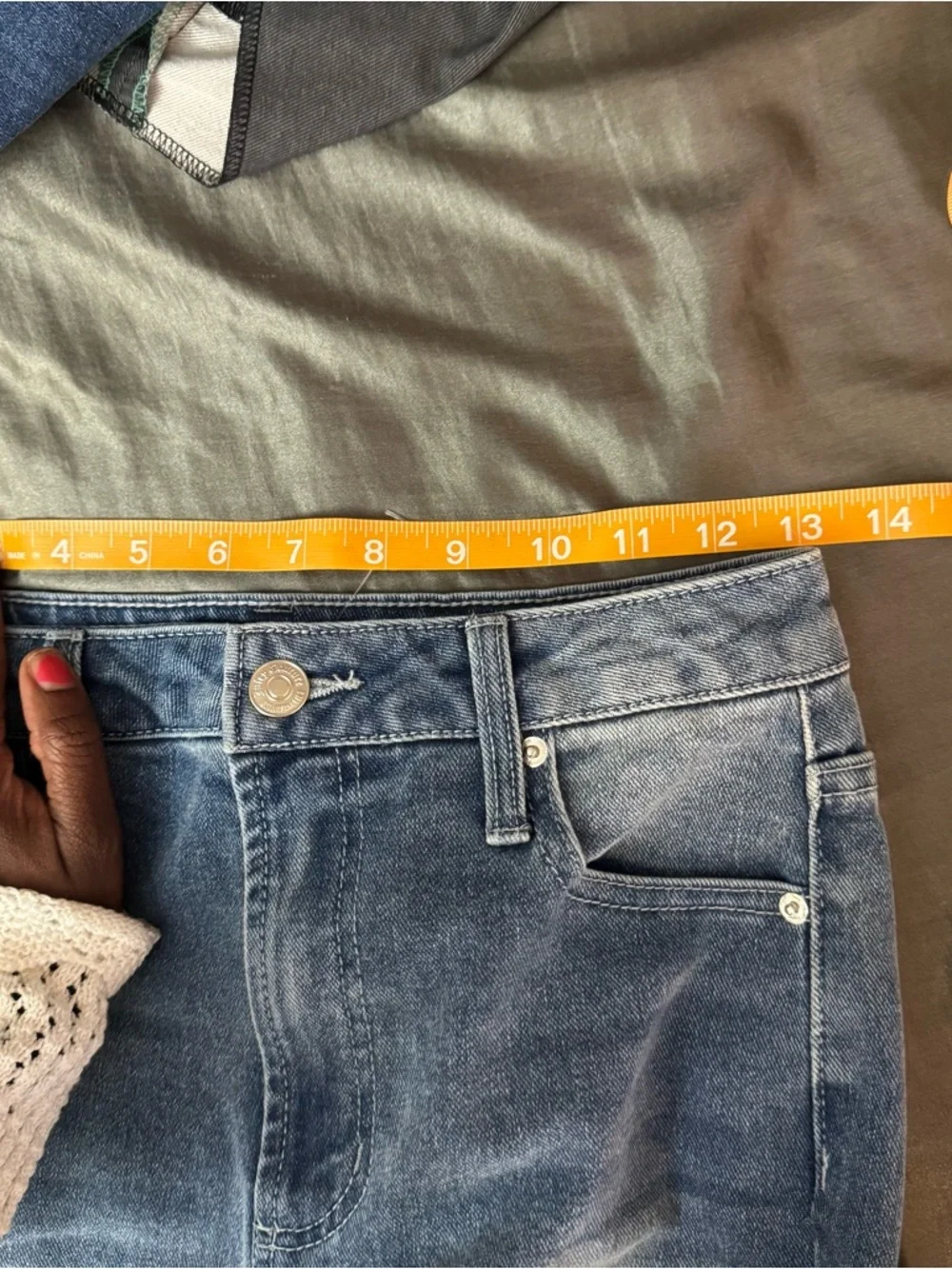Juicy Couture lunita high rise wide leg jeans rhinestone bejeweled NWOT size 26